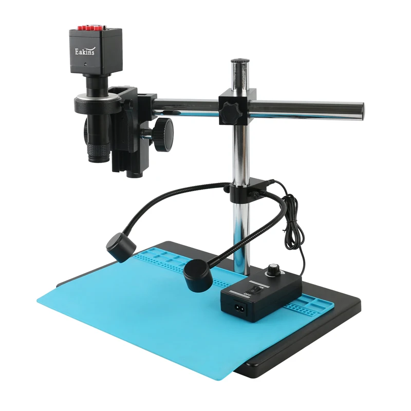 1080P VGA HDMI SONY IMX307 Industrial Lab PCB Soldering Video Microscope Camera 130X Zoom High Working Distance Big View | Инструменты