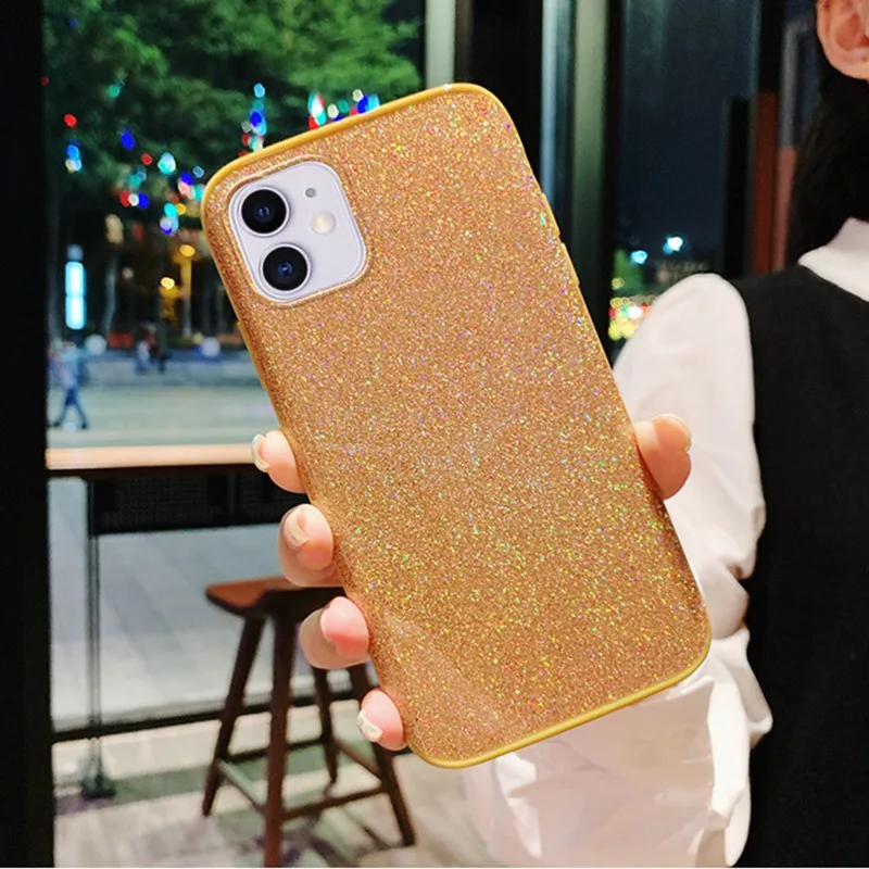 Блестящий чехол для iphone 11 Pro Max Чехол С Откидывающейся Крышкой XS XR X 6 6S 7 8 Plus |