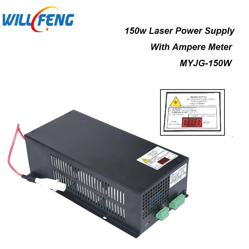 Будет Feng (Лея фенг) MYJG 150w Co2 лазерный Питание для станок лазерной резки