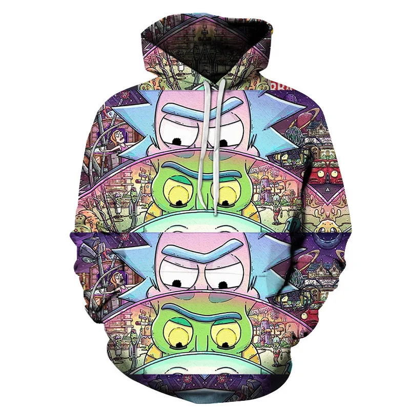 

Anime Oversized Hoodie Casual Cartoon Graphics Men And Women Sweatshirt Funny Unisex 3d Printing Colorful Top 2021