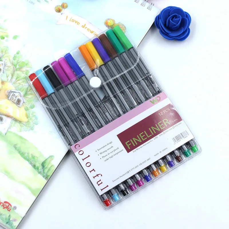 Цвет цифровым пером чертежные пера для писания мультфильм ручка нейтральная