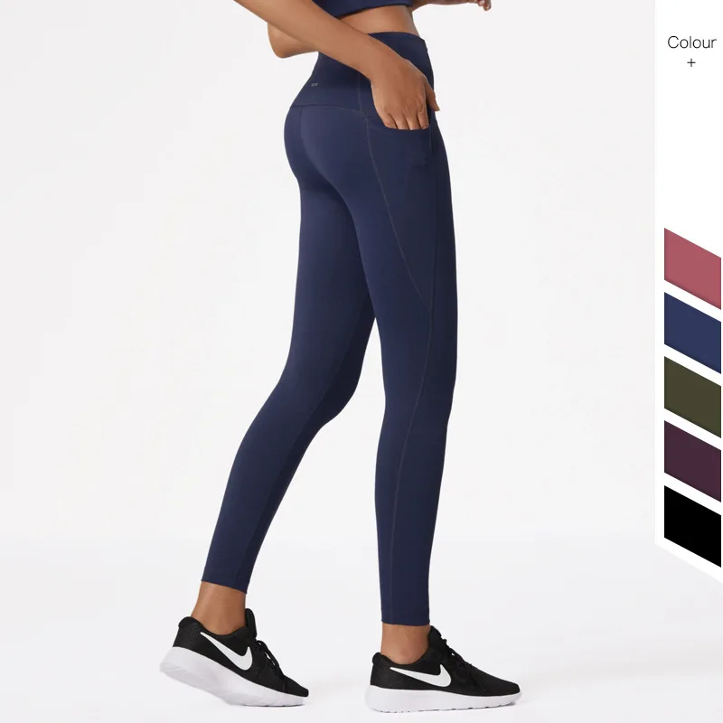 Gym Clothing Women's Tracksuit Sport Seamless Leggings Yoga Pants Push Up High-waisted Tights Lulu Workout Trainning Sportswear