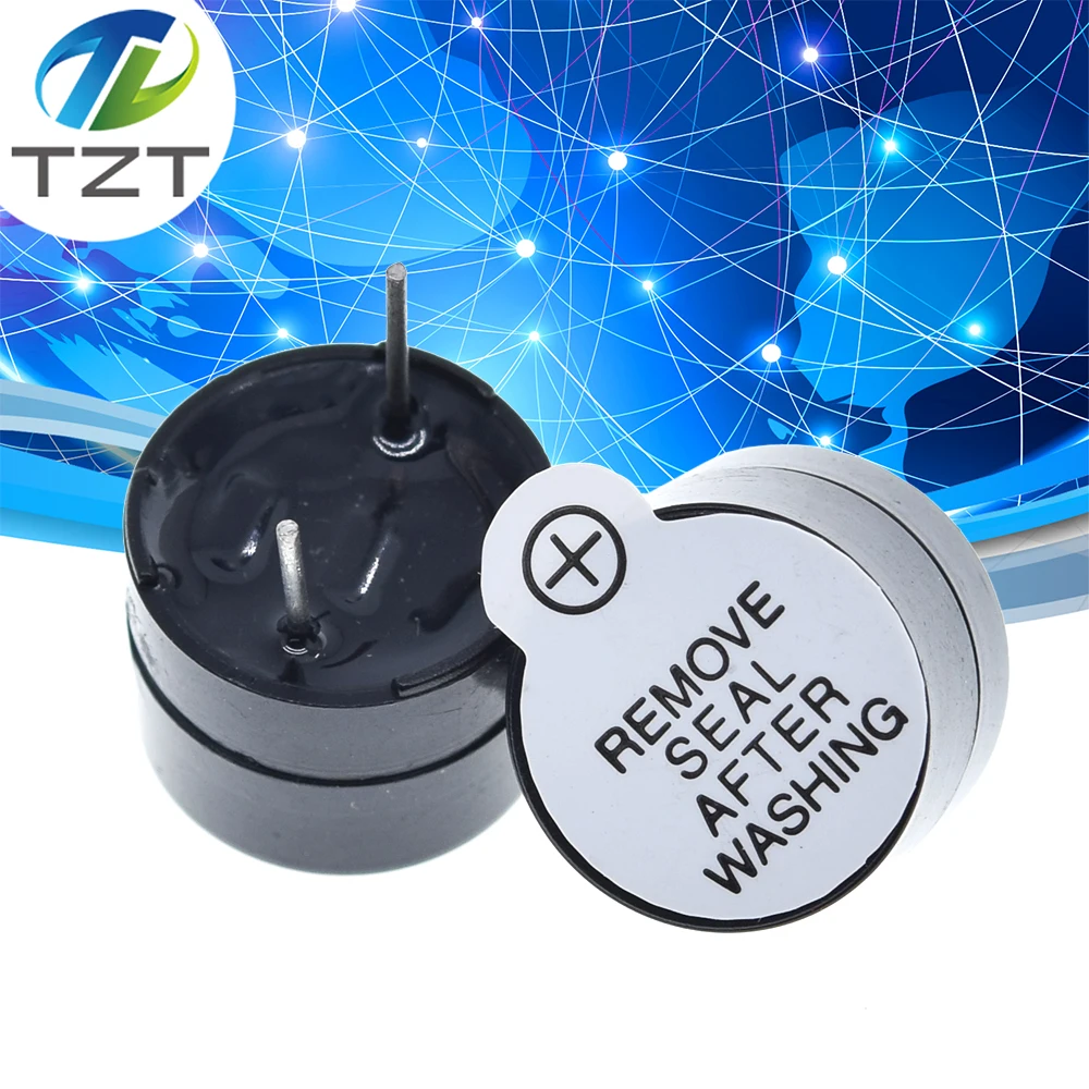 10 шт 12v активный зуммер Магнитный длинный непрерывный сигнал бипера сигнализации