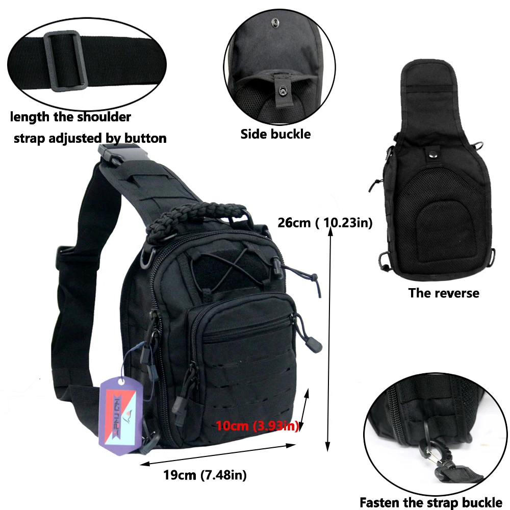 Сумка-слинг WJTWZY Molle для охоты сумка через плечо