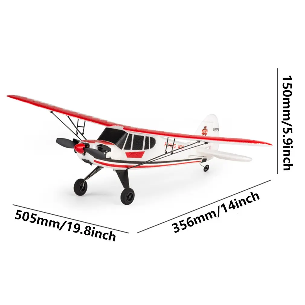 

W01 2.4G 3CH Electric RC EPP Glider Airplane Six-axis Gyroscope RTF Right Hand Throttle With Transmitter Gifts For Beginners