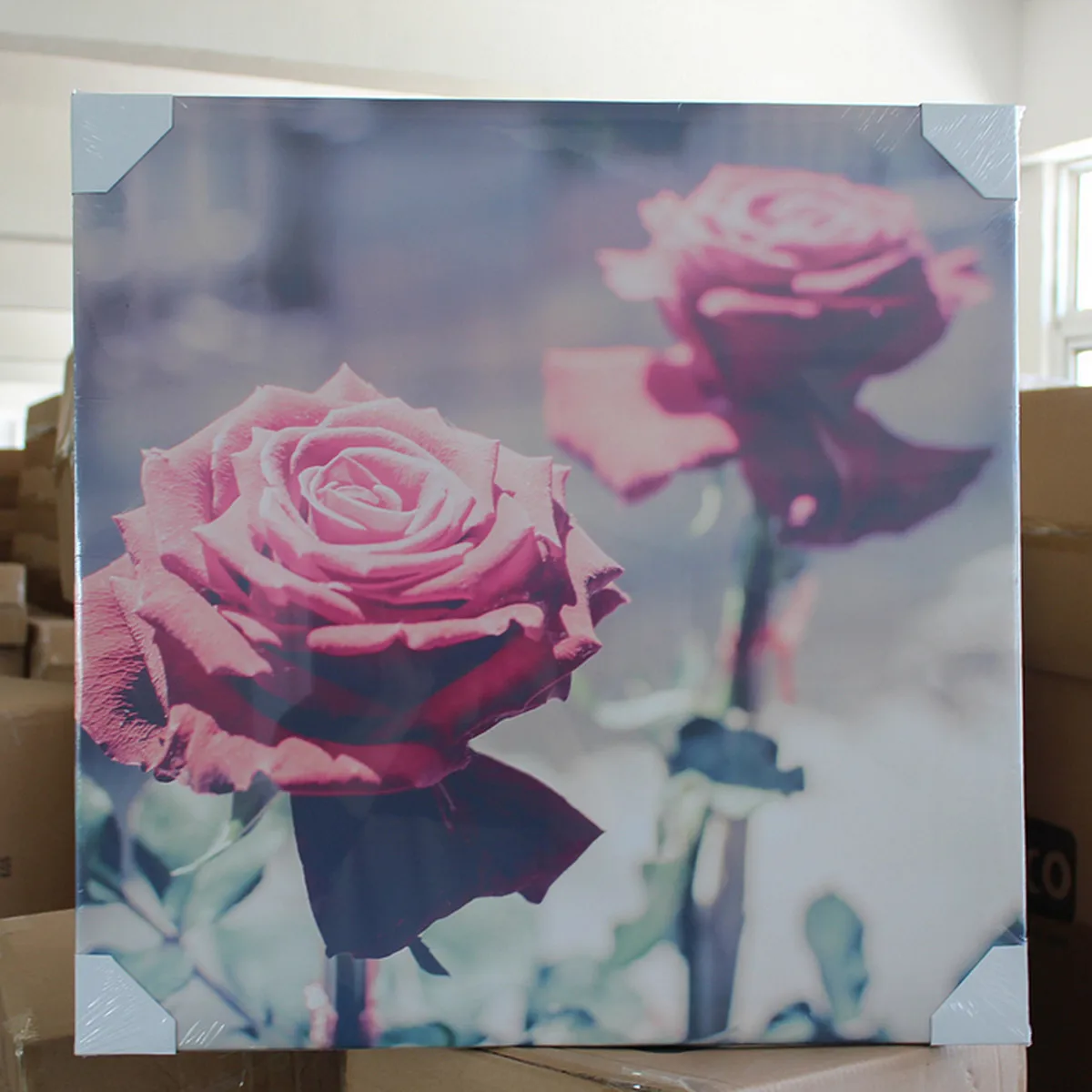 Художественная доска для рисования белая квадратная в ассортименте 1 шт|Холст