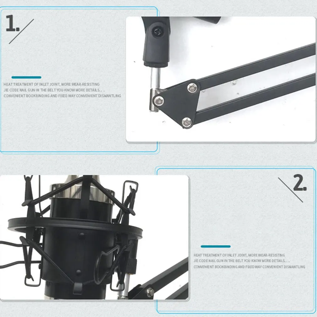 

Microphone Stand Microphone Stand Desktop Nb35 Live Cantilever Bracket Universal Bracket Microphone Stand