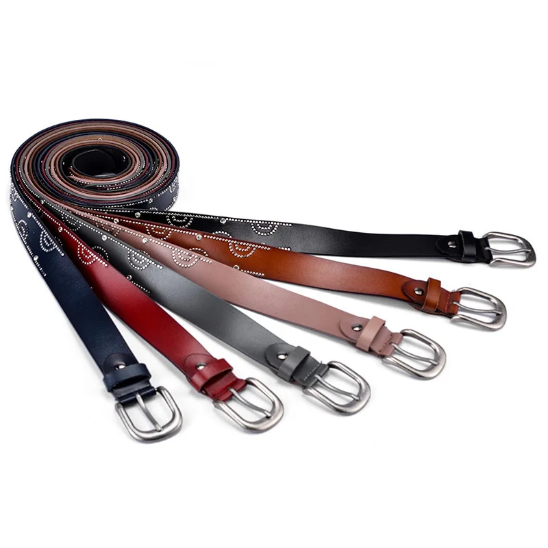 Женский пояс Заколка Для панка с пряжкой винтажные Роскошные дамские ремни