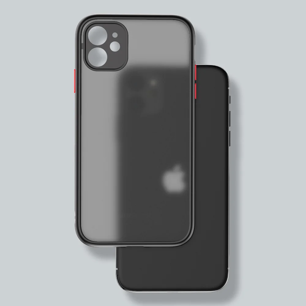 Для iPhone 11 Pro чехол Роскошный противоударный матовый Силиконовый для 6 6s 7 8 Plus X XS MAX