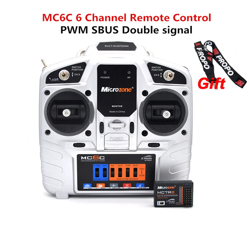 Контроллер Microzone Mc6c 2 4g 6 каналов передатчик приемник 4G радиосистема для