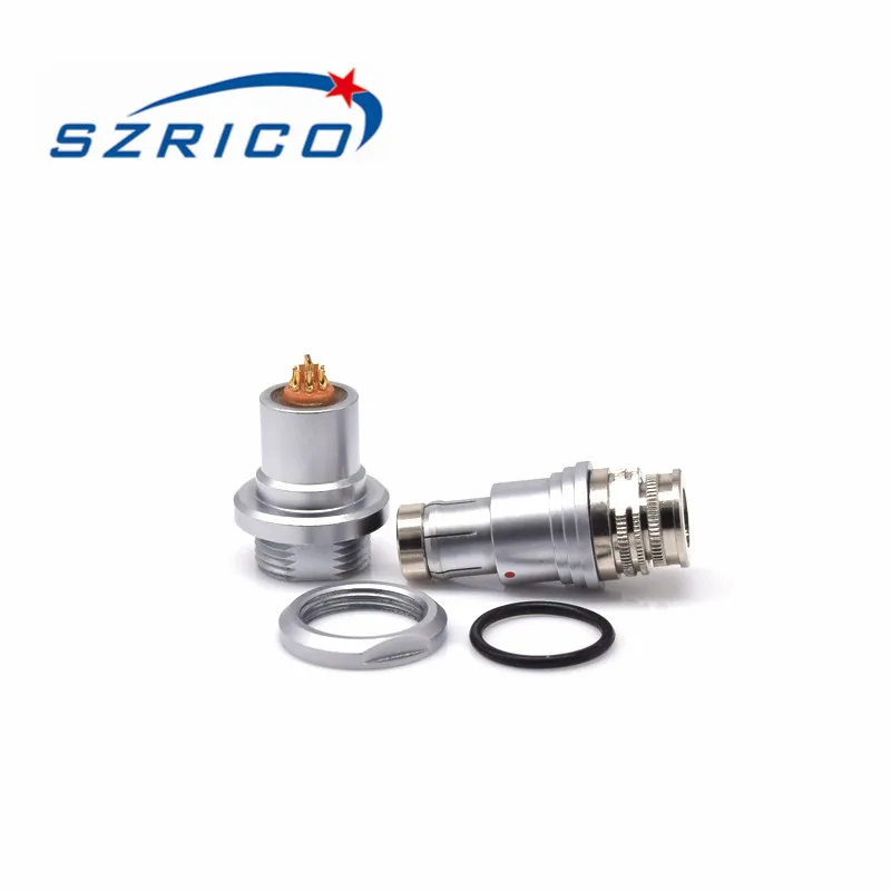 S103 1F Series Fischer короткий коннектор 2 3 4 5 6 7 8 10 12 14 16 штекер и гнездо металлический