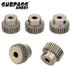 Surpass Hobby 5 шт. 64DP 3,175 мм 21T-25T26T-30T31T-35T36T-40T41T-45T46T-шестерня двигателя 50T для радиоуправляемого автомобиля 110