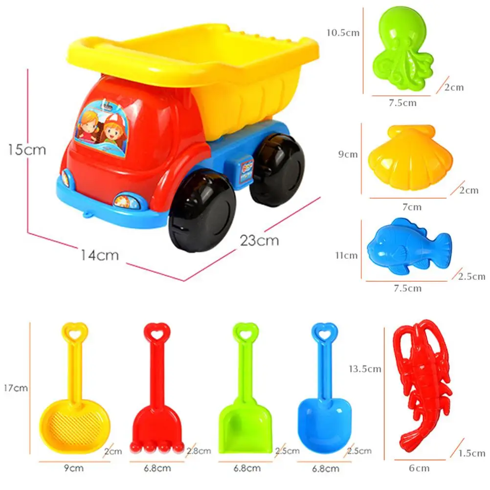 

Beach Sand Toys Set Summer Baby Beach Sand Toys Outdoor Tool Kit For Kids Boys Girls Beach Sand Summer Toys Set Water Play Cart