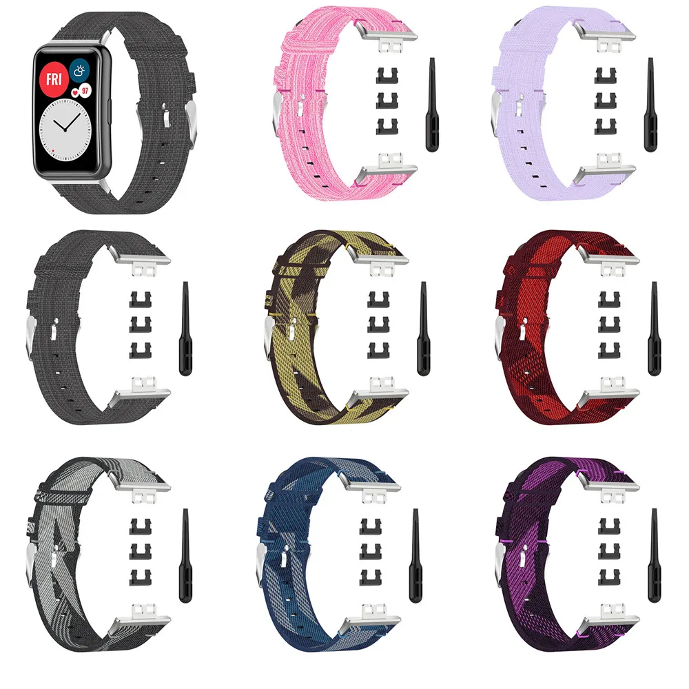 

Ремешок для часов Huawei Watch Fit, сменный Браслет с пряжкой из нержавеющей стали, аксессуары для смарт-часов