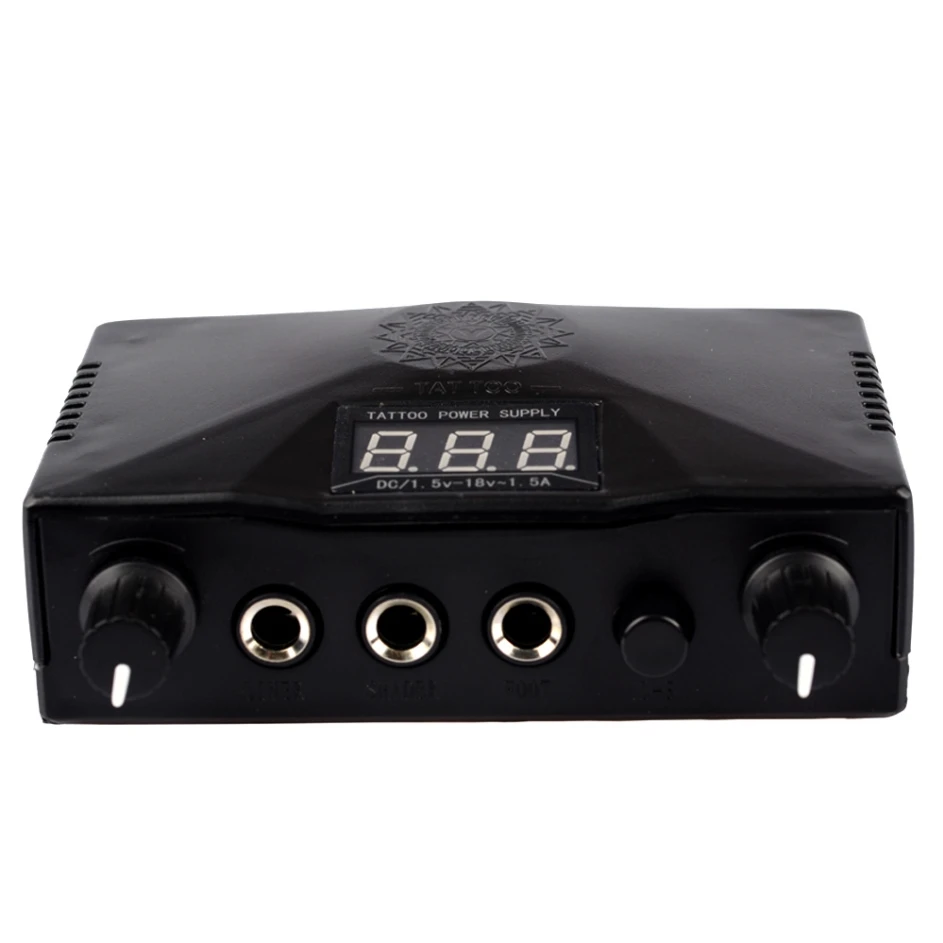 

Tattoo Power Mini Professional Motor Tattoo Power for Rotary Coil Machine Gun Food Tool Supply Kit Power Box Accesory Plug