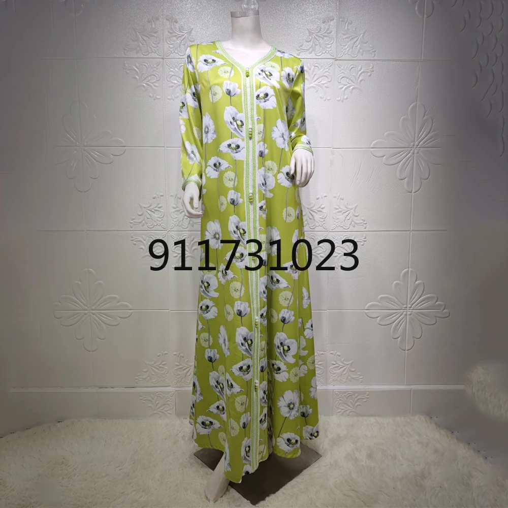 Abayas для женщин Дубай мусульманская Свадебная вечеринка Длинные платья богемный