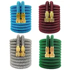 Новый садовый шланг, расширяемый, 17-150 футов, пластиковая труба высокого давления для мойки автомобилей, волшебный гибкий шланг для полива, инструменты для полива