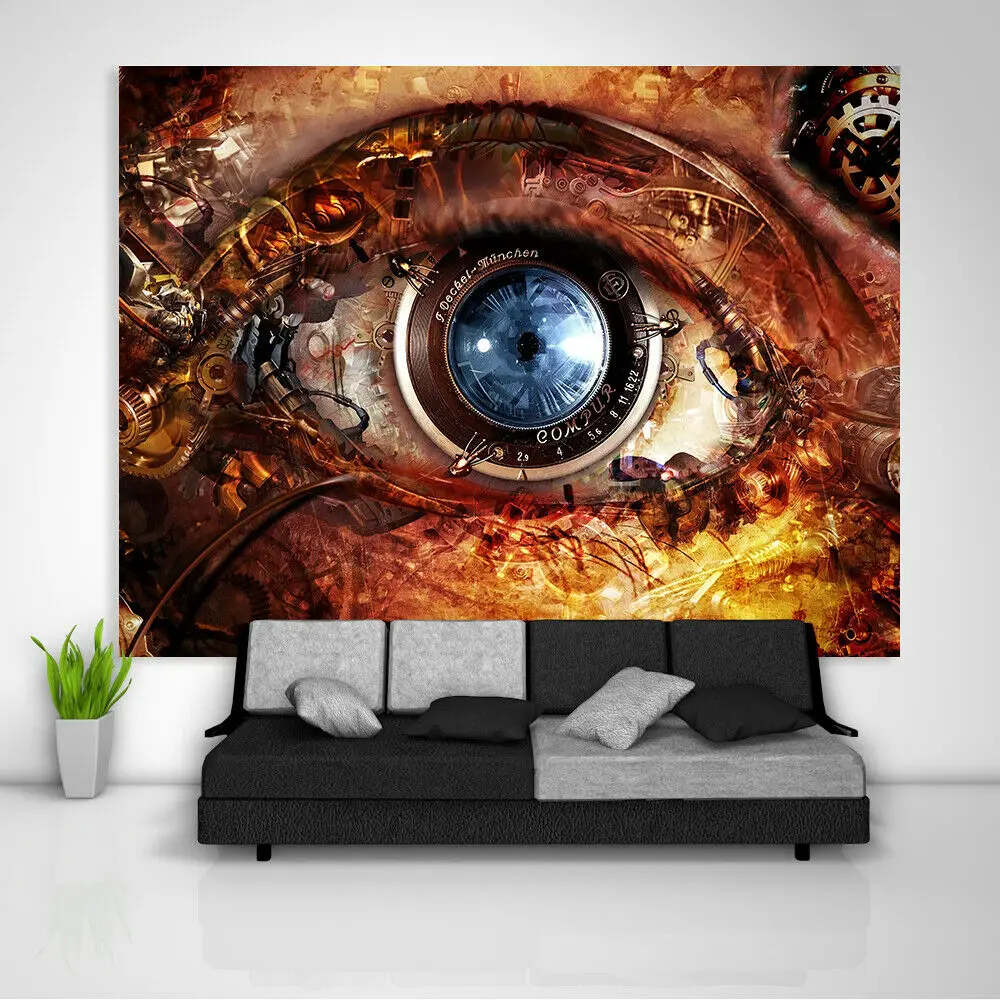 Гобелен в стиле Фэнтези глаз искусство настенный подвесной диван стол покрывало