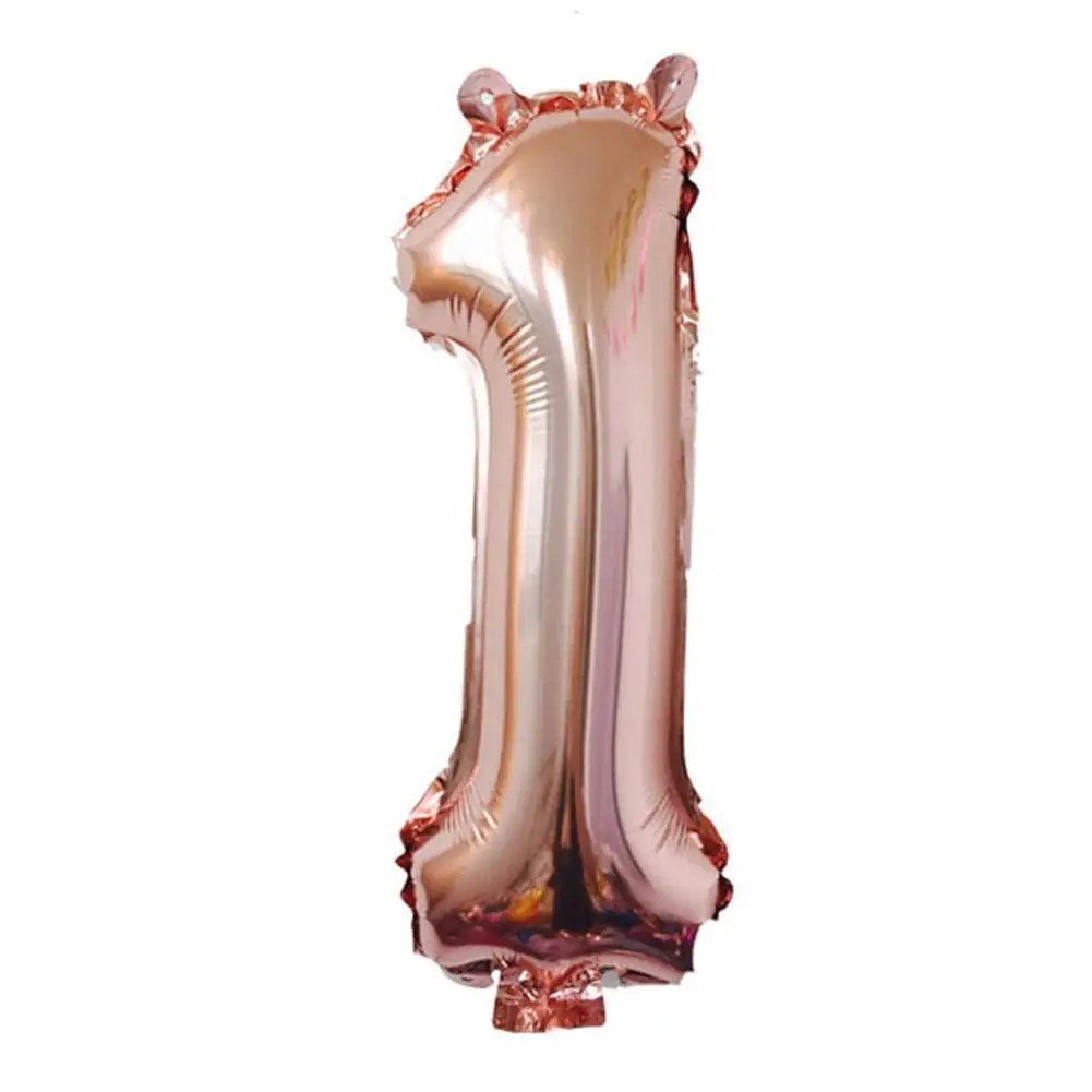 

Digital Birthday Balloon 40-inch Floating Aluminum Decoration Balloon Film Wedding Scene Decoration U4C6