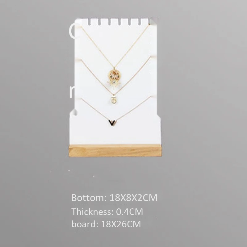 Jewelry Display Tray Pendant Earrings Bracelet Rings Blocks Solid Wood Holder (3Pcs) | Канцтовары для офиса и дома