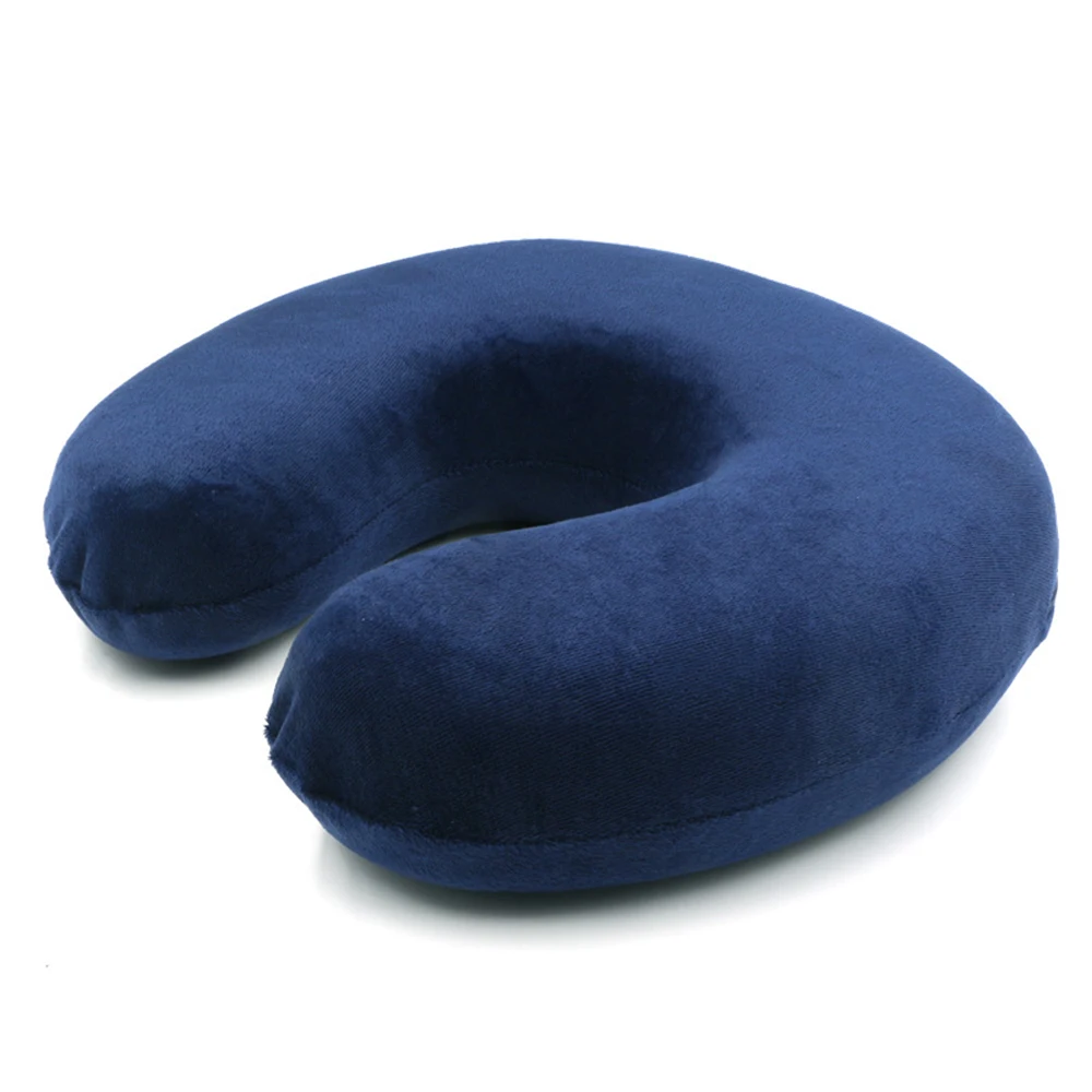 14 цветов u-образная дорожная подушка для самолета, надувная подушка для шеи, аксессуары для путешествий, удобные подушки для сна, домашний текстиль - Цвет: navy  28x28x8cm