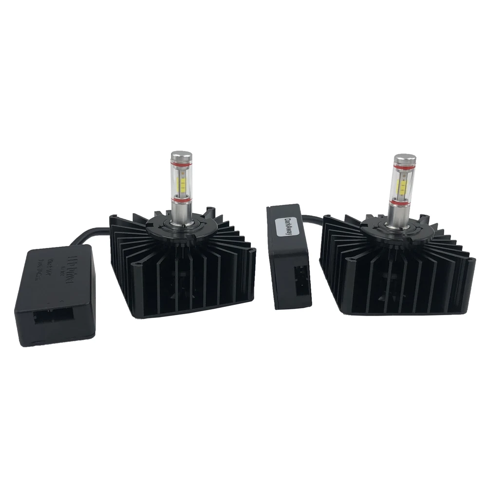 DarkAway D2S D4S светодиодный лампочка Direclty подключение к HID балласт 35 Вт 4000лм D1S D3S D4S D5S D8S Автомобильные фары белый Canbus без ошибок