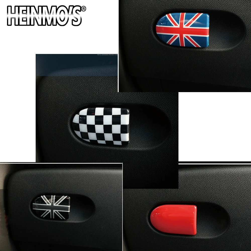 For MINI Cooper Accessories Storage Box Handle Sticker For MINI Cooper F56 F55 F57 For MINI F56 Car Styling Interior Decoration
