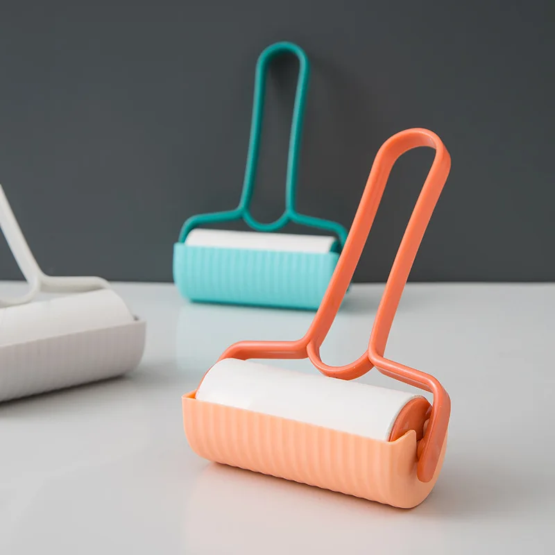 

A160 Hair Sticker Roller Tear-off Dust Sticking Paper Roller Brush Sticky Clothes Remove Felt Sticky Hair Absorbing Hair Sticker