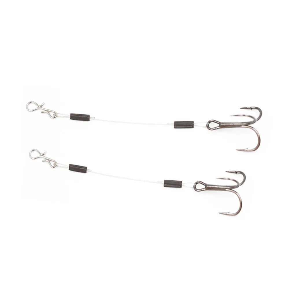 

3pcs/card Line Group Fishhook 6/8/10cm Stainless Steel Hook Line Set Sharp Hooks Fish Tackle Tools Fishing Gear Accessories