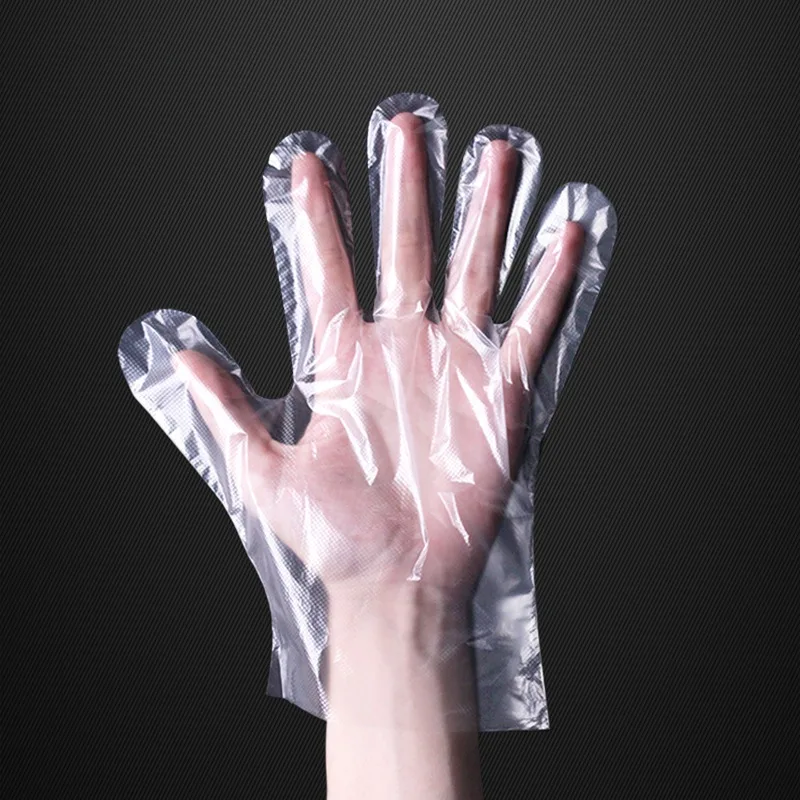 

100PCS/Set Food Plastic Gloves Disposable Gloves for Restaurant Kitchen BBQ Eco-friendly Food Gloves Fruit Vegetable Gloves