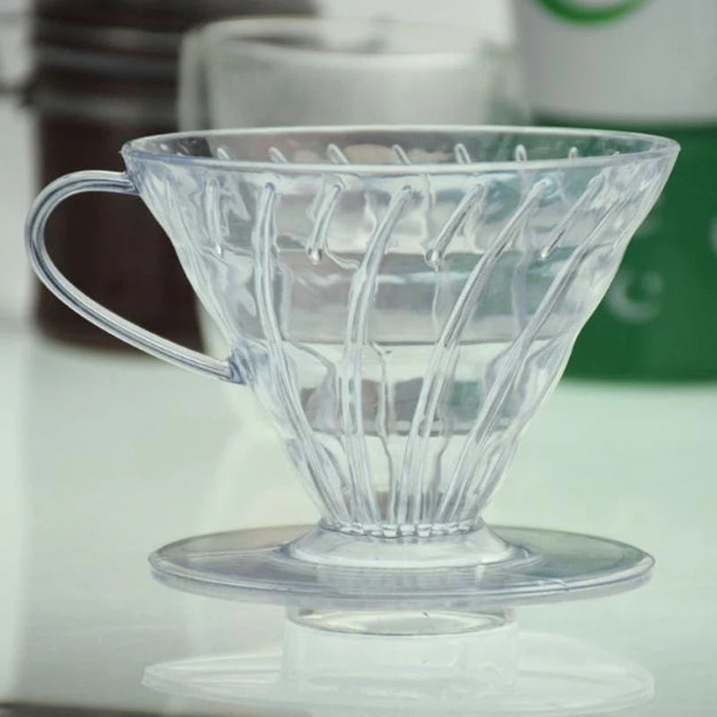 GUNOT V60 кофейная капельница чашки многоразовая Кофеварка фильтр чашка стеклянная термостойкая кофейная пивоварня фильтровальные чаши бариста инструменты