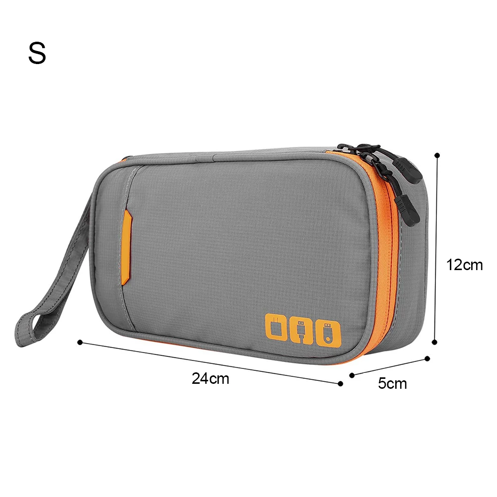 

Multi-function Digital Accessories Storage Organizer Power Bank Data Cable Pouch