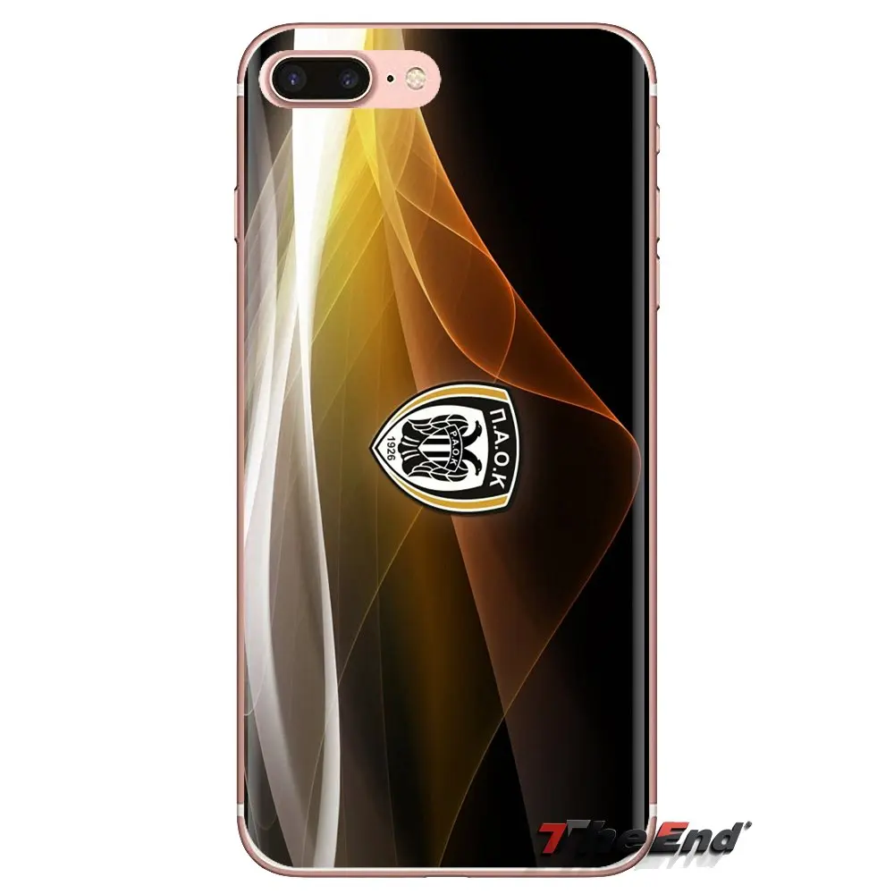 ТПУ чехлы paok fc Салоники Футбол Логотип для huawei Honor 7X V10 6C V9 6A Play 9 mate 10 Pro Y7 Y5 P8 P10 Lite Plus