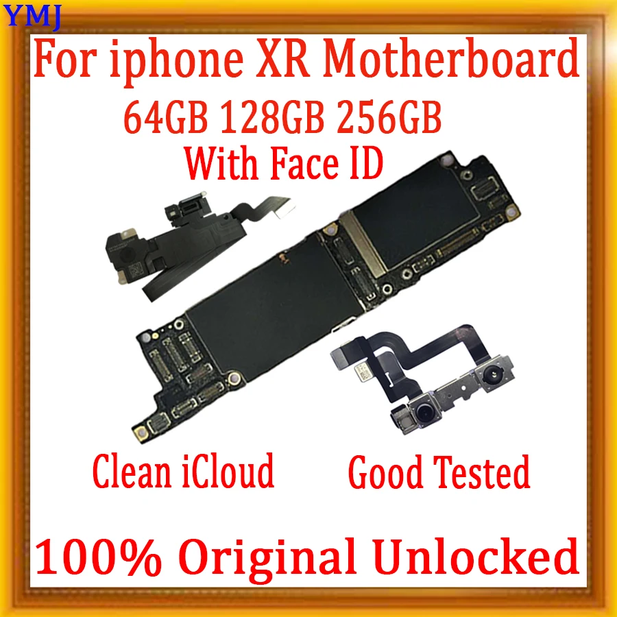 Заводская разблокированная материнская плата для iPhone XR 64 Гб 128 ГБ 256 100% оригинал с
