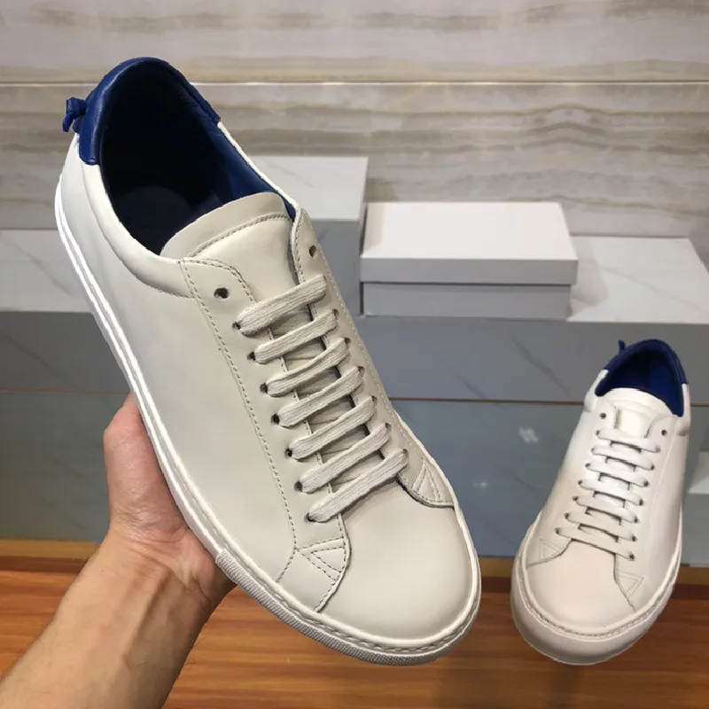 

Мужские и женские теннисные туфли кожаные кроссовки ручной работы повседневные модные высококачественные разноцветные корейские мужские ...