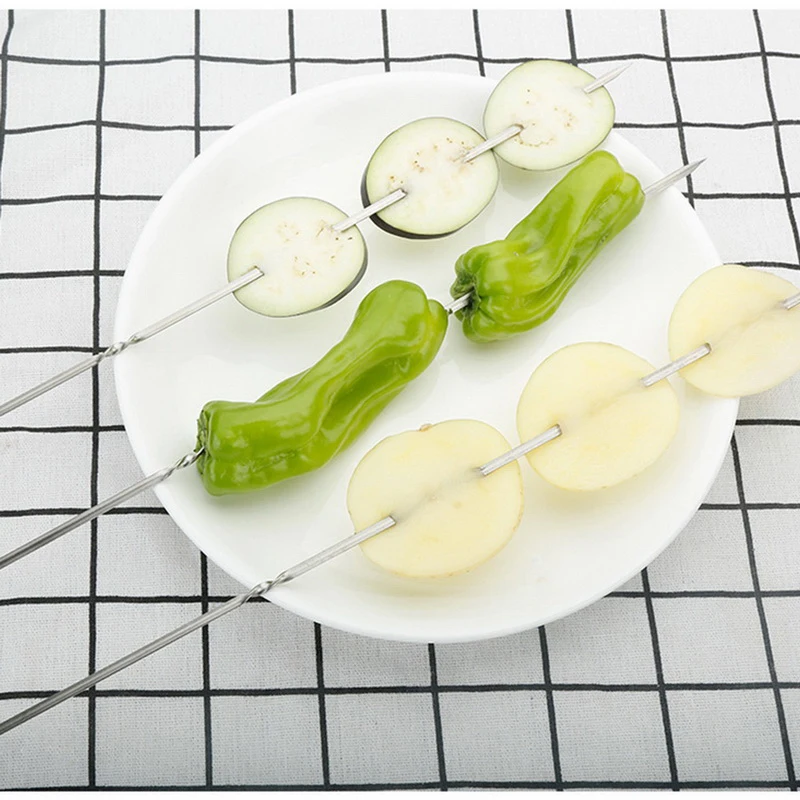 Дял шашлыка многоразовые гриль шампура из нержавеющей стали шашлык барбекю