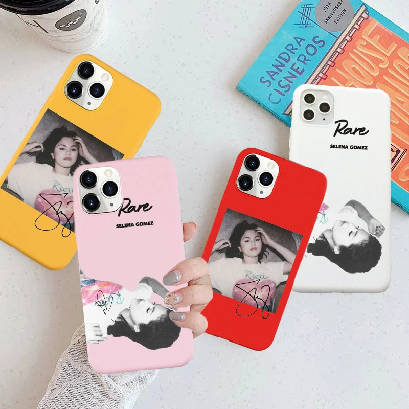 Певицы Селены Гомез Редкие конфетный Цвет ТПУ чехол для мобильного телефона iphone