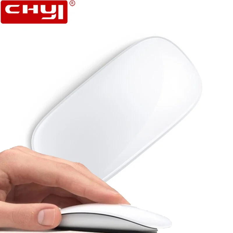 Chyi Беспроводной Magic Мышь 2.4 ГГц 1600 Точек на дюйм silent touch для портативных ПК Desktop Mac
