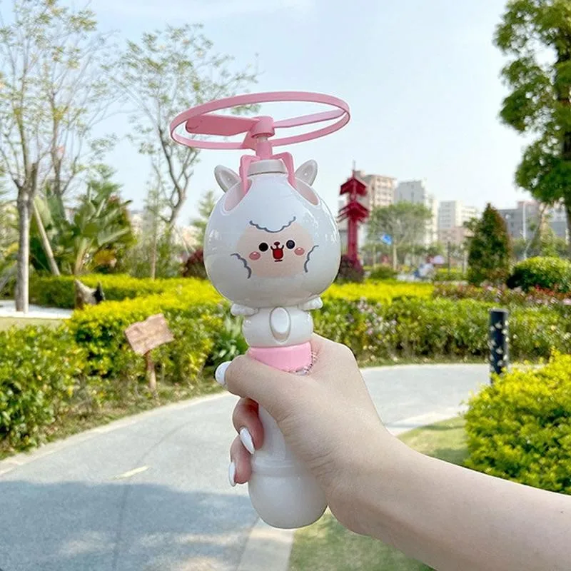 Надувные пузырьки Мультяшные летающие бамбуковые стрекозы игрушки для