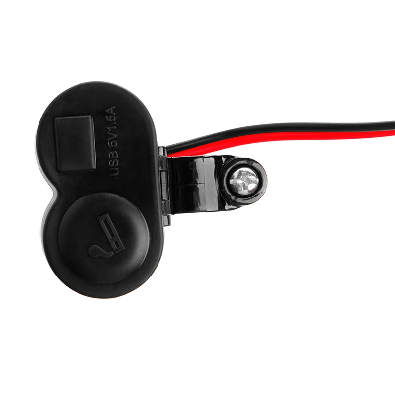 Автомобиль Мотоцикл Велосипед Водонепроницаемый прикуриватель USB зарядное устройство разъем