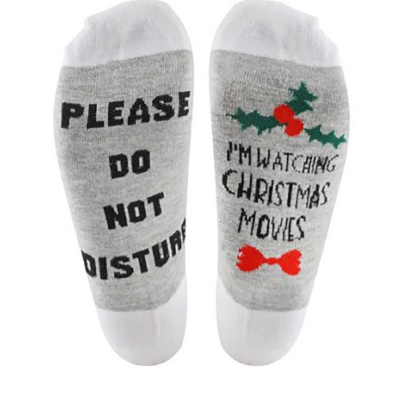 

1Pair Unisex Long Socks Soft Mid Tube Socks Autumn Winter Breathable Casual Cotton Christmas Gift Sock for Women
