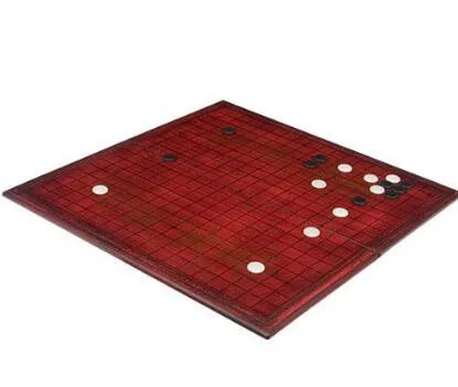YM Wholesale cheap Chinese Go Game Set Leather Box Goban Board and Stones | Дом и сад
