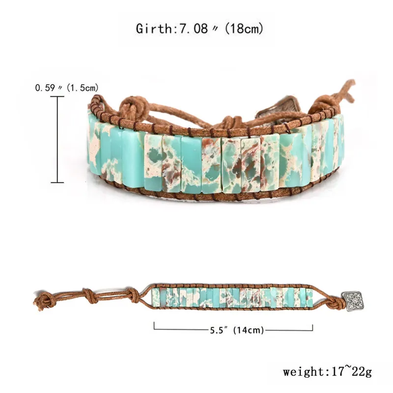 Браслет из натурального камня с 7 чакрами ручной работы браслет бусинами кожаная