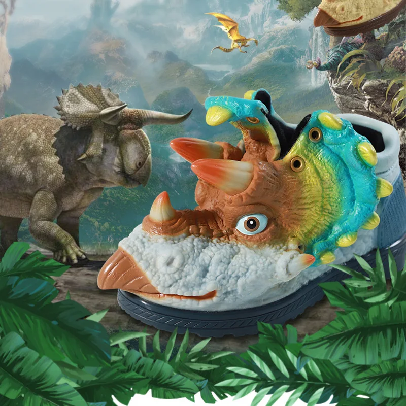 Забавная детская обувь утепленные кроссовки нескользящая флисовая на Хэллоуин с