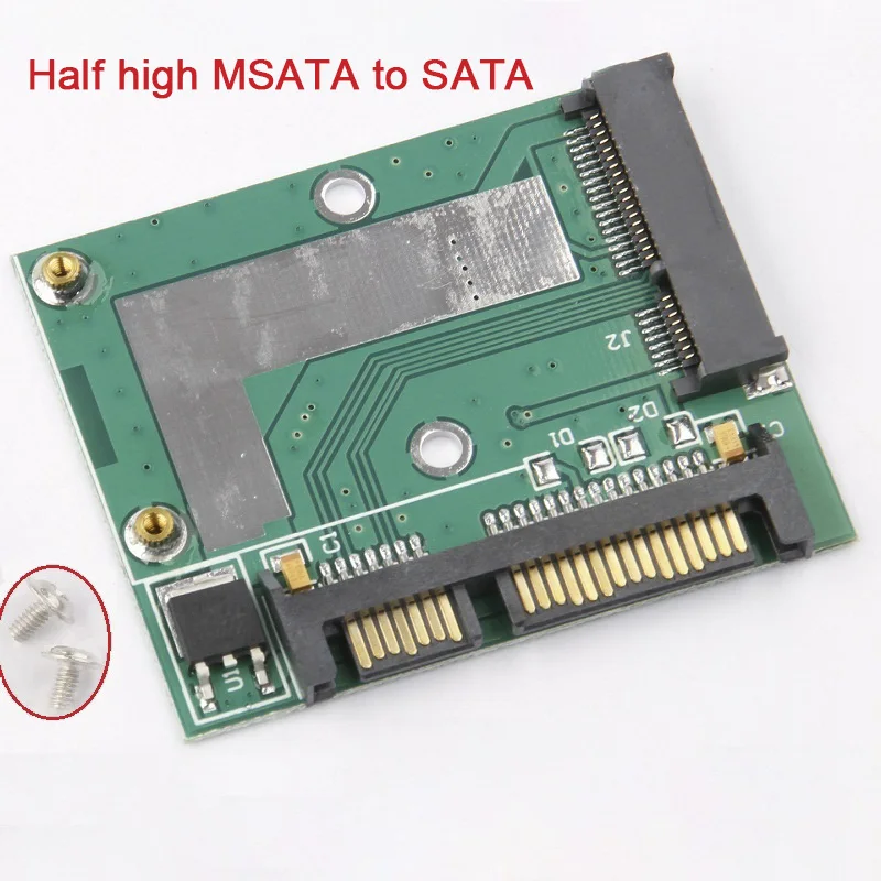 MSATA SSD на 2 5 дюйма SATA 6.0gps адаптер преобразователь карты Модульная плата Mini Pcie &quotSATA