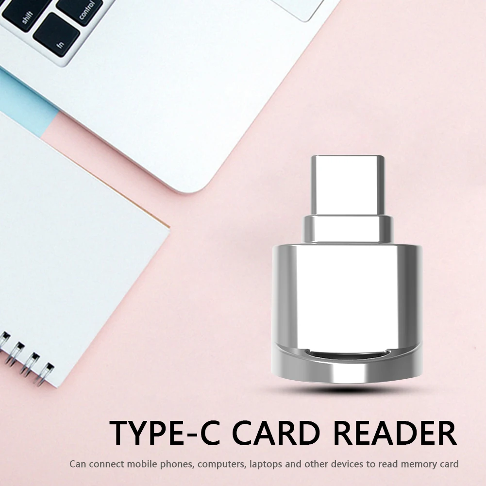 

TF Memory Card Reader Portable USB Type C Card Reader for Phone Tablet PC Hot Sale Card Reader Delicate Texture