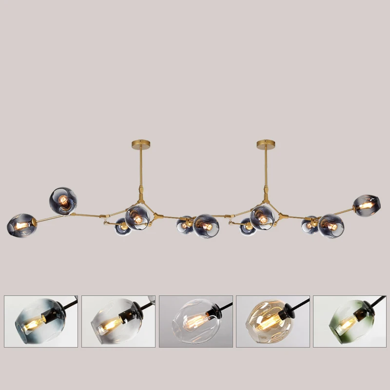 Modern Home Deco Pendant Lights Living Room Lighting Lustre Light Fixtures Glass Lamp Luxury Kitchen Accessories | Лампы и освещение