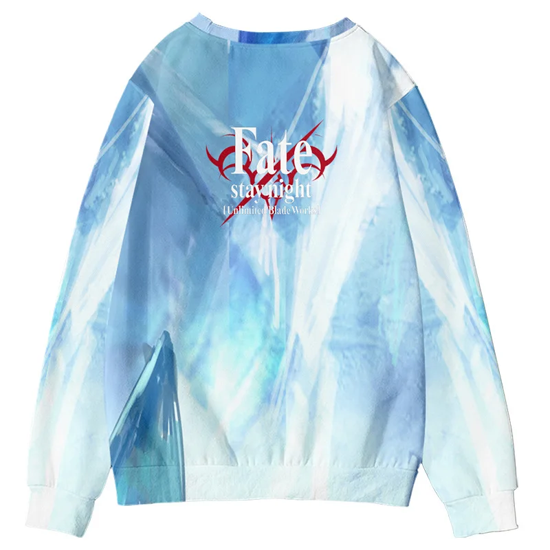 Костюм для косплея Fate stay night рубашка с длинным рукавом зимние пуловеры шерстяным
