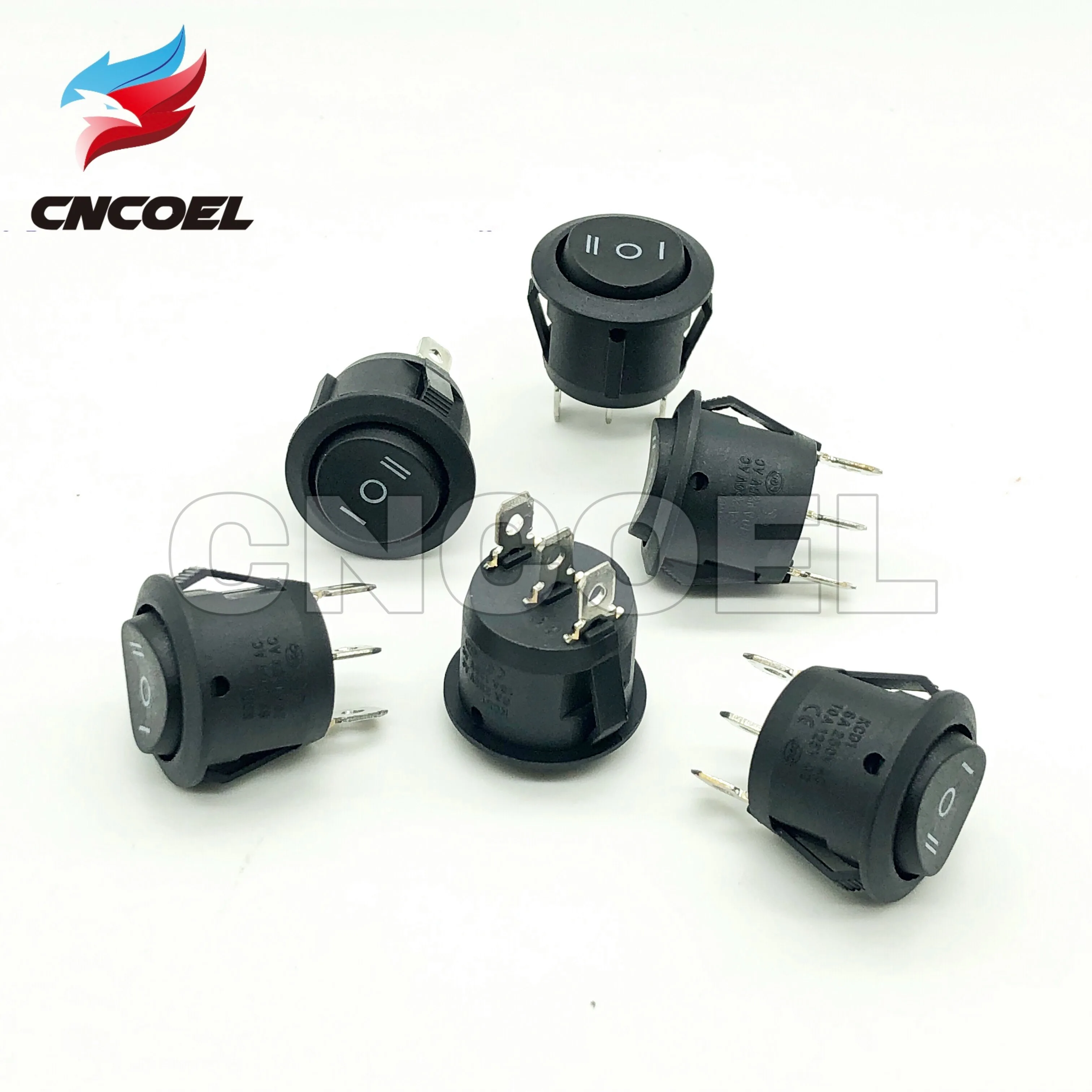 2 шт./лот KCD1 лодочный кулисный переключатель ВКЛ-ВЫКЛ черный 3-позиционный SPDT