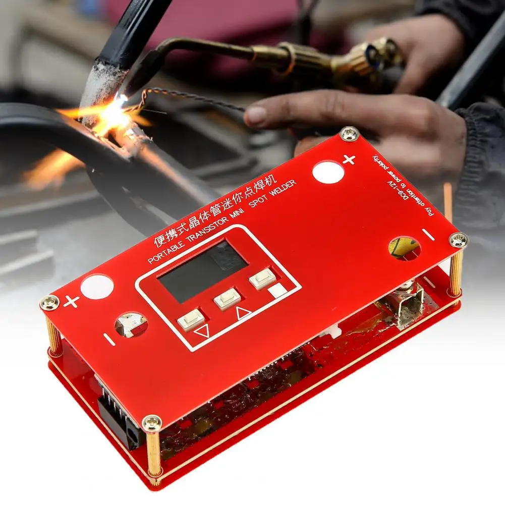

DIY Portable Crystal Valve Mini Spot Welding Machine 18650 Lithium Cell Welding Machine Controller for Lithium Battery